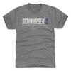 500 LEVEL Kyle Schwarber T-Shirt (Premium Men's T-Shirt, XXX-Large, Tri Gray) - Kyle Schwarber Philadelphia Elite WHT view 1