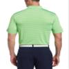 PGA Tour Men's Short Sleeve Single Feeder Stripe Polo Shirt, Jasmine Green, X-Large view 2