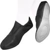 Adult Gymnastic Shoes - Trampoline & Tumbling - Agility Gym Shoes, Goat Leather Slip-ons, Rubber Sole (9) - Black view 1