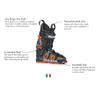 SCARPA Men's 4-Quattro SL 120 Flex Freeride Alpine Touring Ski Boots with GripWalk for Backcountry and Downhill Skiing - Black/Orange - 29.5 view 2