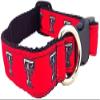 College Dog Collar (Large, Texas Tech) view 1