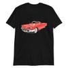 1960 Thunderbird T-Bird Convertible Antique Car Short-Sleeve Unisex T-Shirt Black view 1