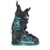 SCARPA Women's 4-Quattro SL 100 Flex Freeride Alpine Touring Ski Boots with GripWalk for Backcountry and Downhill Skiing - Black/Lagoon - 26.5 view 1