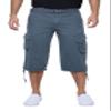 X RAY Men's Belted Long Cargo Shorts for Men, Below Knee Length Mens Cargo Shorts, 3/4 Pants (Big and Tall Shorts for Men) Steel 33 view 1