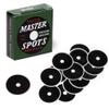 Tweeten Tefco Master Pool Billiard Table Spots 12 pcs/1 Box - 1 1/4" - Black view 1
