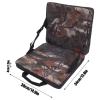 Folding Stadium Seat, Thicken Folding Cushion Folding Chair Cushion Portable Seat Cushion with Storage Bag for Stadium Stands, Camping, Hiking, Beaches and view 2