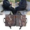 Folding Stadium Seat, Thicken Folding Cushion Folding Chair Cushion Portable Seat Cushion with Storage Bag for Stadium Stands, Camping, Hiking, Beaches and view 4