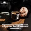 CAMPINGMOON Small Coffee Mug Cup 160ml 304 Stainless Steel Camping Backpacking S-180 (2pcs set) view 3