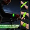 Simket Reflective LED Armband Rechargeable for Running(2 Pack), Running Lights for Runners, Running Lights, High Visibility Reflective Running Gear Adjustable Light Up Arm Bands for Men Women Kids view 4