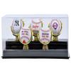Gold Glove Acrylic Baseball Display Case Holder for Baseballs (1 to 5 Baseballs) (5-Baseball Gold Glove Display) view 2