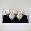 Gold Glove Acrylic Baseball Display Case Holder for Baseballs (1 to 5 Baseballs) (5-Baseball Gold Glove Display) view 3