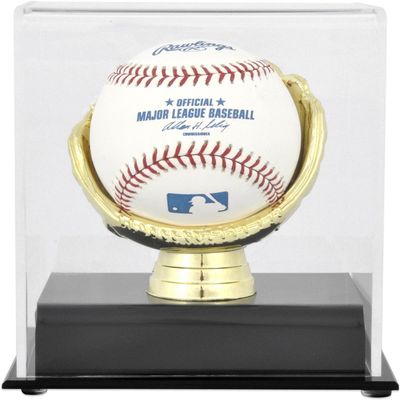 Collectible Supplies Gold Glove Acrylic Baseball Display Case Holder for 1 to 5 Baseballs