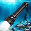 Wurrkos DL70 Dive Light,13000 Lumen Super Bright Scuba Diving Light with 4pcs Led Dive Lights,IPX8 Waterproof Dive Torch Underwater 328ft,4 Mode Night Dive Flashlight for Submarine Deep Sea Cave view 1