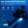 Wurkkos WK20S Scuba Diving Flashlight,2000 Lumen Dive Flashlight 363M Long Range SST40 LED 90CRI 5000K IPX8 Waterproof Underwater Torch Professional Snorkeling Light for Under Water Deep Sea Cave view 3