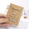 3Pcs 12 Constellation Zodiac Sign Layered Choker Necklaces Old English Letter Astrology Horoscope with Message Card for Women Birthday Friendship Jewelry-Virgo view 4