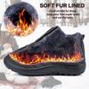 Ablanczoom Boys Girls Winter Snow Boots - Comfortable Warm Fur Lined Toddler Boot Outdoor Waterproof Slip On Walking Ankle Booties For Little Kid view 4