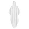 tuduoms Men Hooded Robe Cloak Knight Fancy Cool Cosplay Costume Friar Medieval Hooded Monk Renaissance Priest Robe Costume White view 4