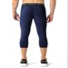 3 Pack Men's Compression Pants 3/4 Workout Dry-fit Baselayers Underwear Sport Tights Running Athletic Leggings Capris view 4