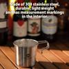 CAMPINGMOON 7oz Mug Cup Stackable 304 Stainless Steel Small Little Camping Beer 210ml S-190 (2pc set) view 4