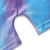 EQSJIU Gymnastics Leotards For Girls With Shorts Blue Purple Gradient Shiny Sparkle Toddler Girl Leotard Gymnastics 1t 2t 1-2t view 4