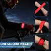 Simket Reflective LED Armband Rechargeable for Running(2 Pack), Running Lights for Runners, Running Lights, High Visibility Reflective Running Gear Adjustable Light Up Arm Bands for Men Women Kids view 4