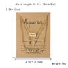 3Pcs 12 Constellation Zodiac Sign Layered Choker Necklaces Old English Letter Astrology Horoscope with Message Card for Women Birthday Friendship Jewelry-Pisces view 3
