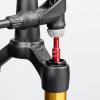Sanmum Bike Front Fork Valve Adapter Aluminum Alloy Bicycle Air Fork Inflatable Valve Adaptor for Standard Pump or Air Compressor (Black) view 3