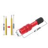 Sanmum Bike Front Fork Valve Adapter Aluminum Alloy Bicycle Air Fork Inflatable Valve Adaptor for Standard Pump or Air Compressor (Black) view 4
