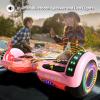 SIMATE Hoverboard, Bluetooth All Terrain Hover Boards with LED Lights and APP Control, Gifts for Kids Adults Girls Boys, for All Ages view 2