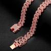 13mm Cuban Link Chain For Men Women Iced Out Chain Miami Cuban Necklace Bling Diamond Chains Hip Hop Jewelry Rose Gold 18inch view 4