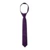Spring Notion Boys' Linen Blend Zipper Necktie Plum Large view 1