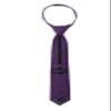 Spring Notion Boys' Linen Blend Zipper Necktie Plum Large view 2