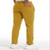 FASKUNOIE Men's Joggers Sherpa Linend Thicken Fleece Super Warm Sports Heavy Gym Workout Bodybuilding Wokrout Ginger Yellow view 2