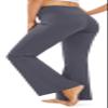 AFITNE Women's Bootcut Yoga Pants with Pockets, High Waisted Workout Athletic Bootleg Pants Flared Work Dress Pants Grey - XS view 2