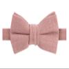 Spring Notion Boys' Linen Blend Bow Tie, Desert Coral Small view 1