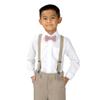 Spring Notion Boys' Linen Blend Bow Tie, Desert Coral Small view 3