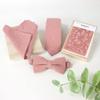 Spring Notion Boys' Linen Blend Bow Tie, Desert Coral Small view 4