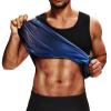 BXVX Sauna Suit Sweat Waist Trainer Vest for Men Sweat Workout Tank Top Shaper L/XL view 1