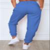 Waitfairy Sweatpants Women - Joggers for Women High Waist Baggy Sweat Pants for Womens Joggers with Pockets Cobalt Blue M view 3