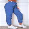 Waitfairy Sweatpants Women - Joggers for Women High Waist Baggy Sweat Pants for Womens Joggers with Pockets Cobalt Blue M view 4