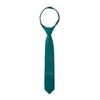 Spring Notion Boys' Linen Blend Zipper Necktie Teal Small view 1