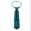 Spring Notion Boys' Linen Blend Zipper Necktie Teal Small view 2