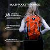 EVERFUN Hiking Hydration Backpack with Storage 18L Insulated Water Backpack with Water Bladder 2L, Women Men Hydro Pack Daypack Lightweight Hydropack with Rain Cover for Cycling, Running, Festivals view 2