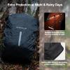 EVERFUN Hiking Hydration Backpack with Storage 18L Insulated Water Backpack with Water Bladder 2L, Women Men Hydro Pack Daypack Lightweight Hydropack with Rain Cover for Cycling, Running, Festivals view 4