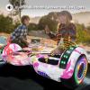 SIMATE Hoverboard, Bluetooth All Terrain Hover Boards with LED Lights and APP Control, Gifts for Kids Adults Girls Boys, for All Ages view 2