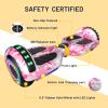 SIMATE Hoverboard, Bluetooth All Terrain Hover Boards with LED Lights and APP Control, Gifts for Kids Adults Girls Boys, for All Ages view 3
