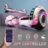 SIMATE Hoverboard, Bluetooth All Terrain Hover Boards with LED Lights and APP Control, Gifts for Kids Adults Girls Boys, for All Ages view 4
