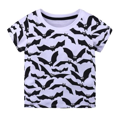 Toddler Kids Girls Boys Car Cartoon 3D Prints Loose Tops Soft Short Sleeve T Shirt Tee Boy Quick (0-Black, 18-24 Months)