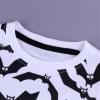 Toddler Kids Girls Boys Car Cartoon 3D Prints Loose Tops Soft Short Sleeve T Shirt Tee Boy Quick (0-Black, 18-24 Months) view 4
