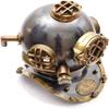 Vintage Helmet Diving Navy Divers Deep Sea Mark V Antique Nautical Us Scuba Brass Marine Home Decor & Office view 1